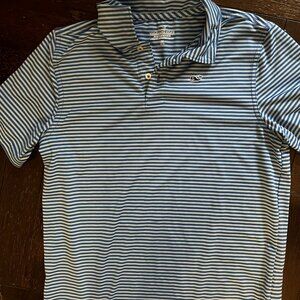 Vineyard Vines soft polo striped shirt size Medium Boys